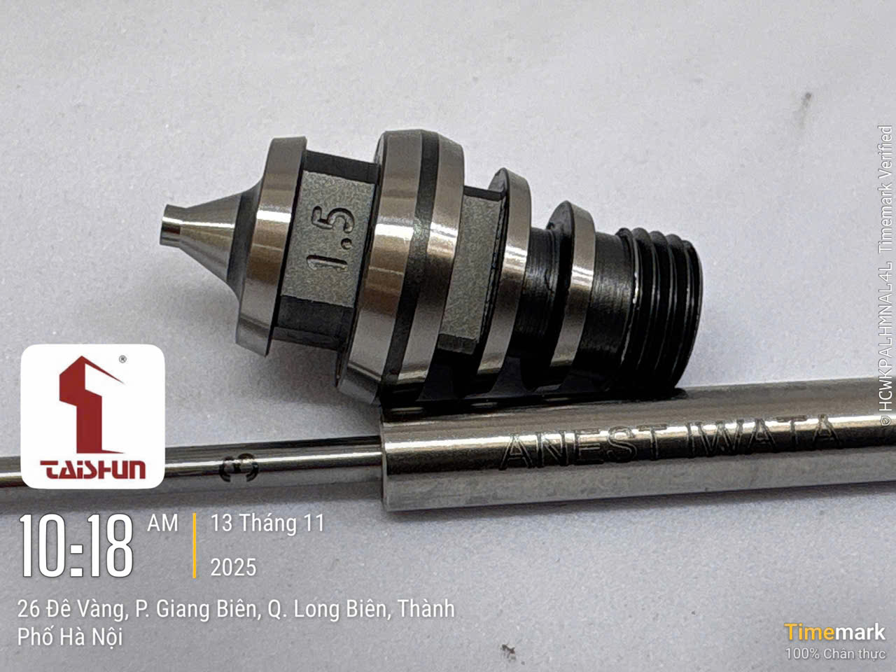 Kim béc W71 lỗ phun 1.5mm Anest Iwata